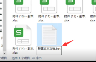 后缀为bat